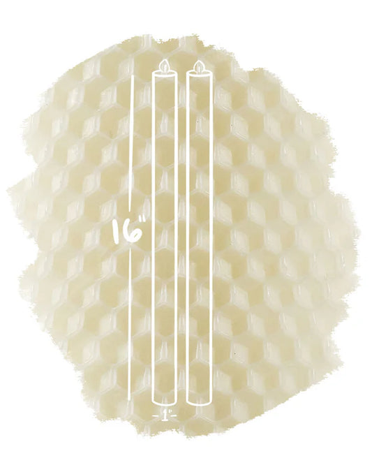 Standard Taper Pair - 16" | Ivory