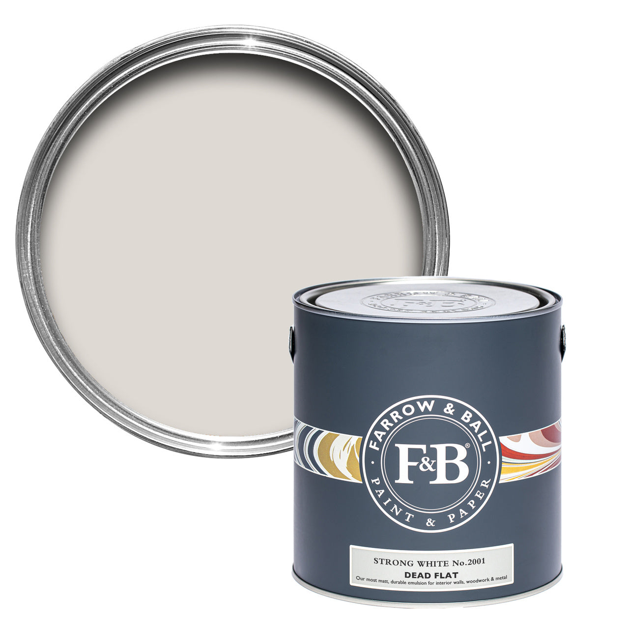 1 GALLON DEAD FLAT | STRONG WHITE NO. 2001