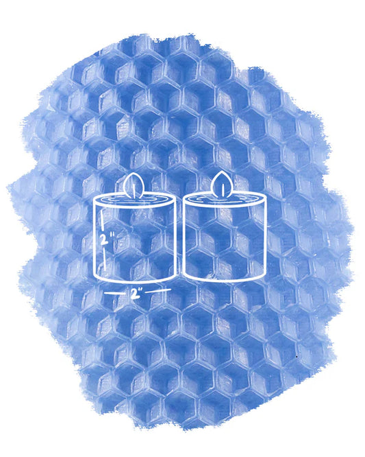 Votives Pair - 2" | French Blue