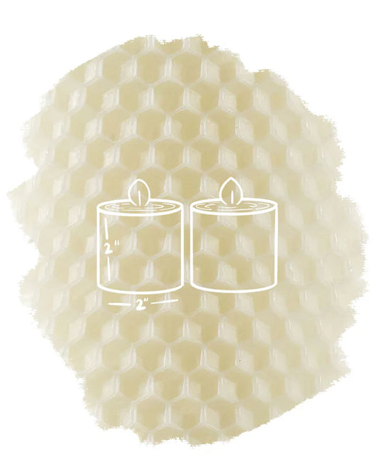 Votive Pair - 2" | Ivory