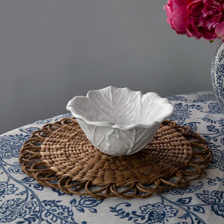 VIDA Lettuce Small Bowl - White