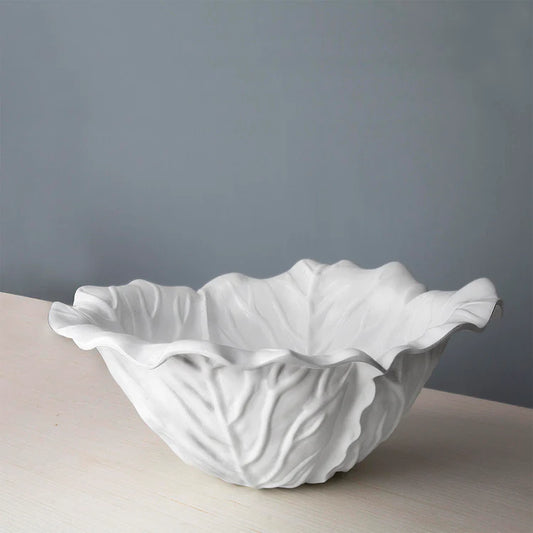 VIDA Lettuce Large Bowl - White
