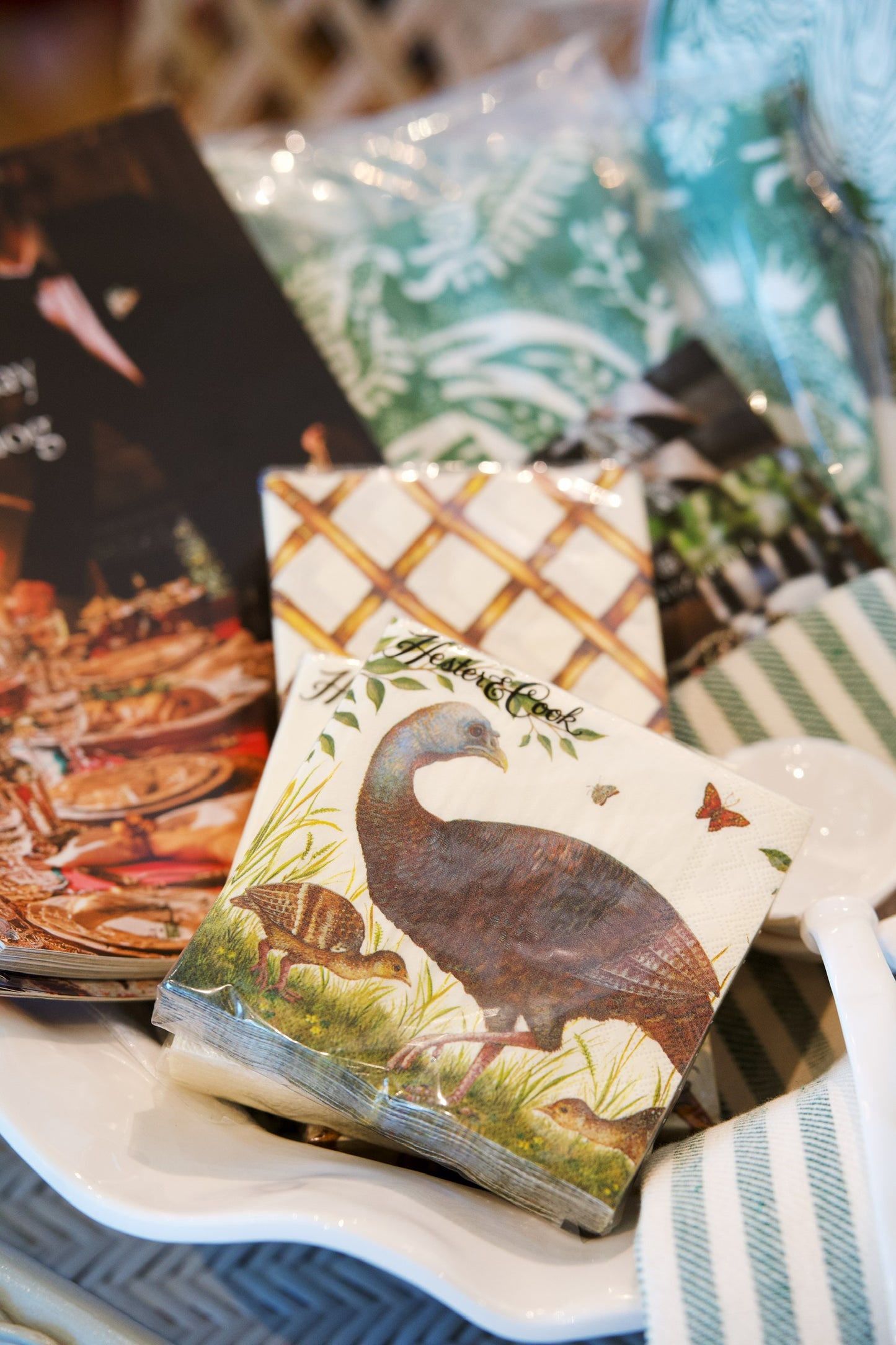 Bamboo Lattice Guest Napkins