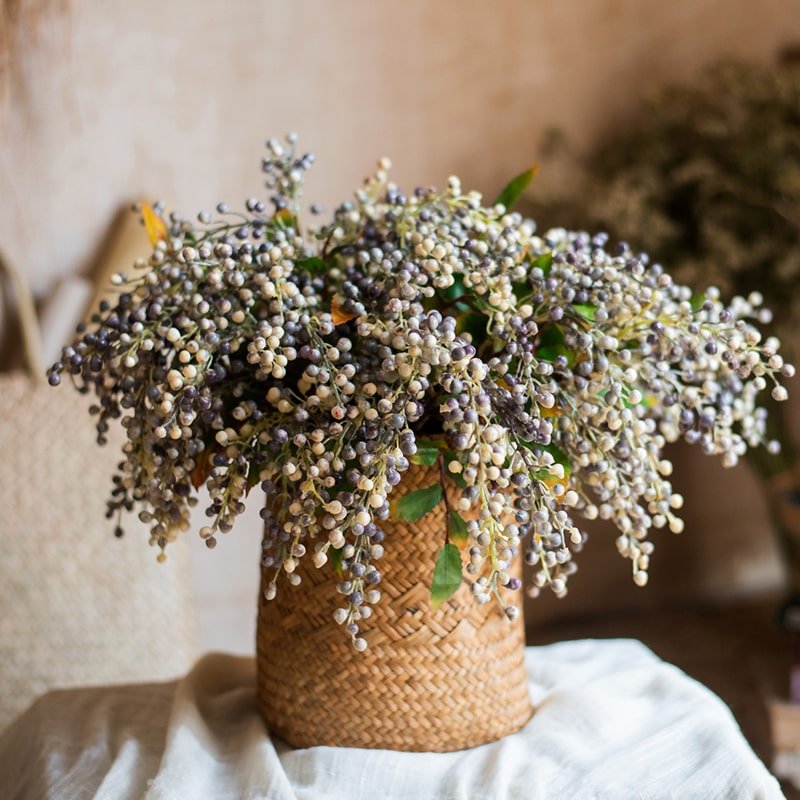 Linden Dilatatum Stem 17" Tall | White Purple