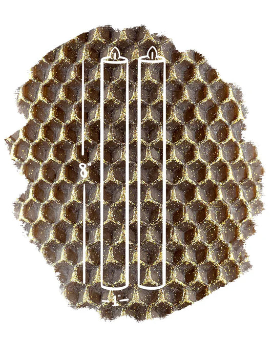 Standard Taper Pair - 8" | Chocolat