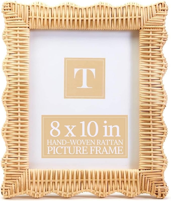 Wicker Weave Frame | Scalloped