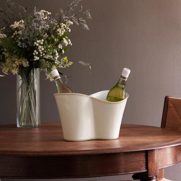 ENCANTO Double Ice Bucket - Cream & White
