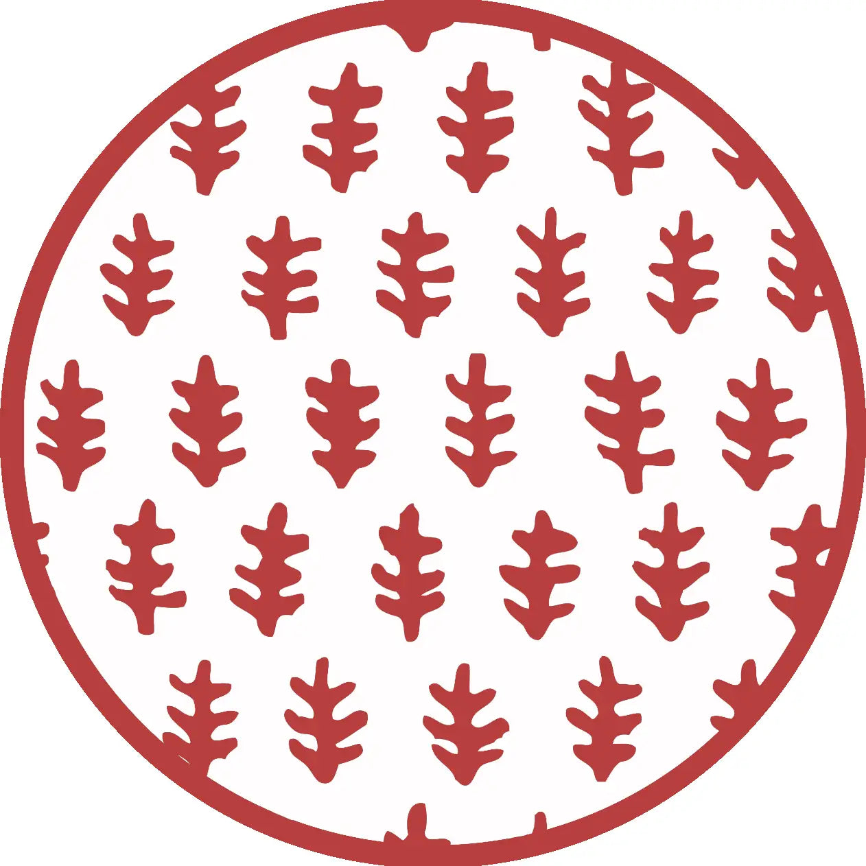COASTER SET OF 4 - SYRAH RED