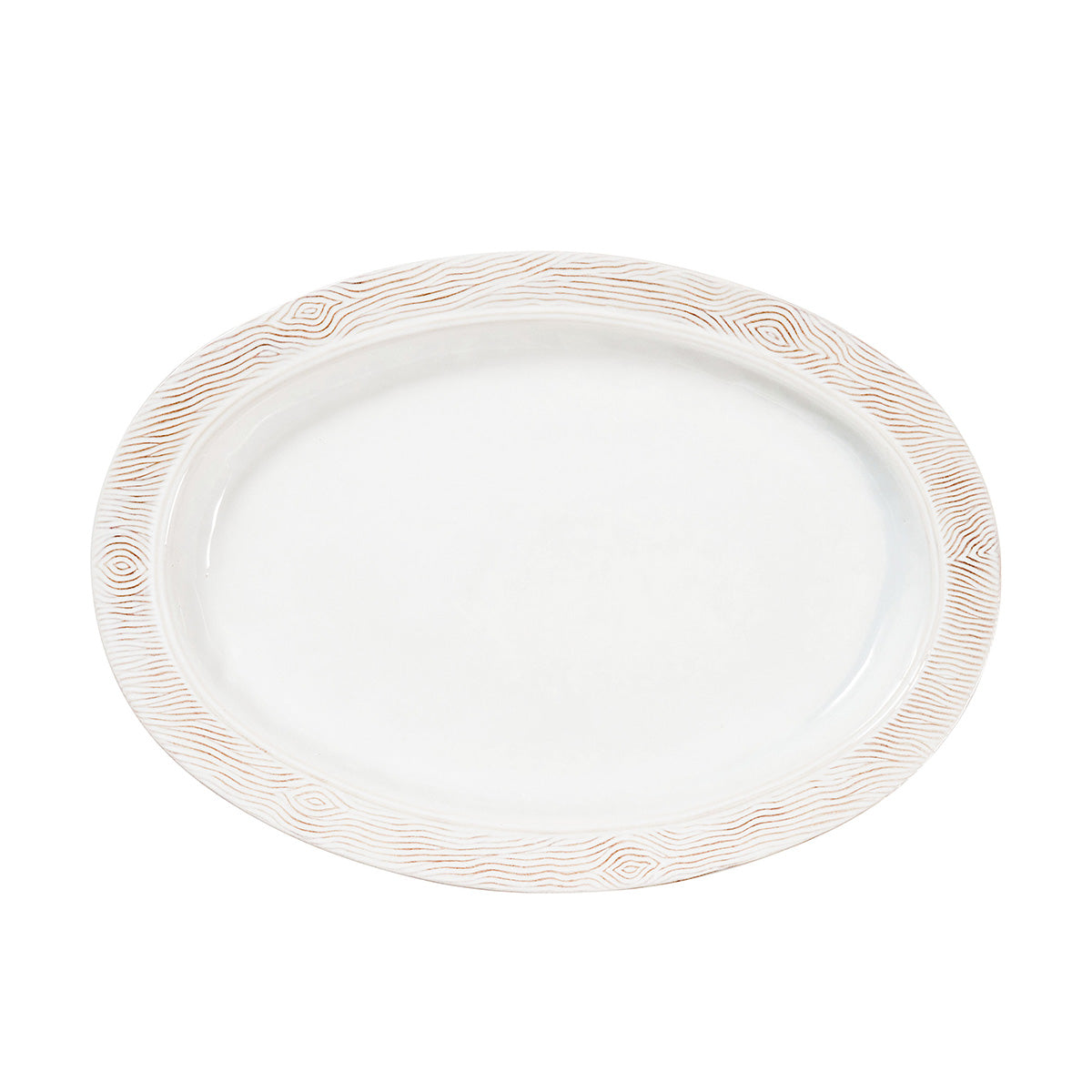 Blenheim Oak 18" Platter - Whitewash
