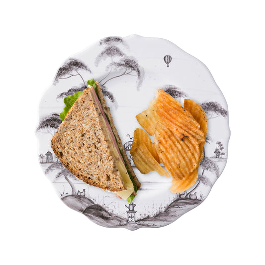 Country Estate Side/Cocktail Plate - Flint Grey