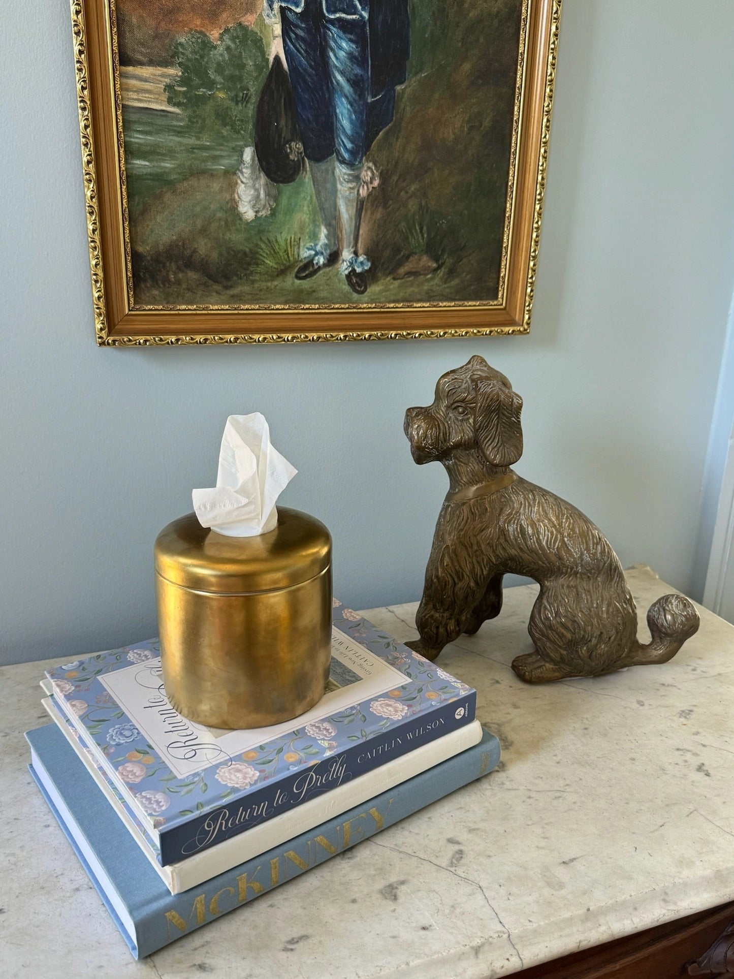 The Coco Tissue Vessell | Matte Gold