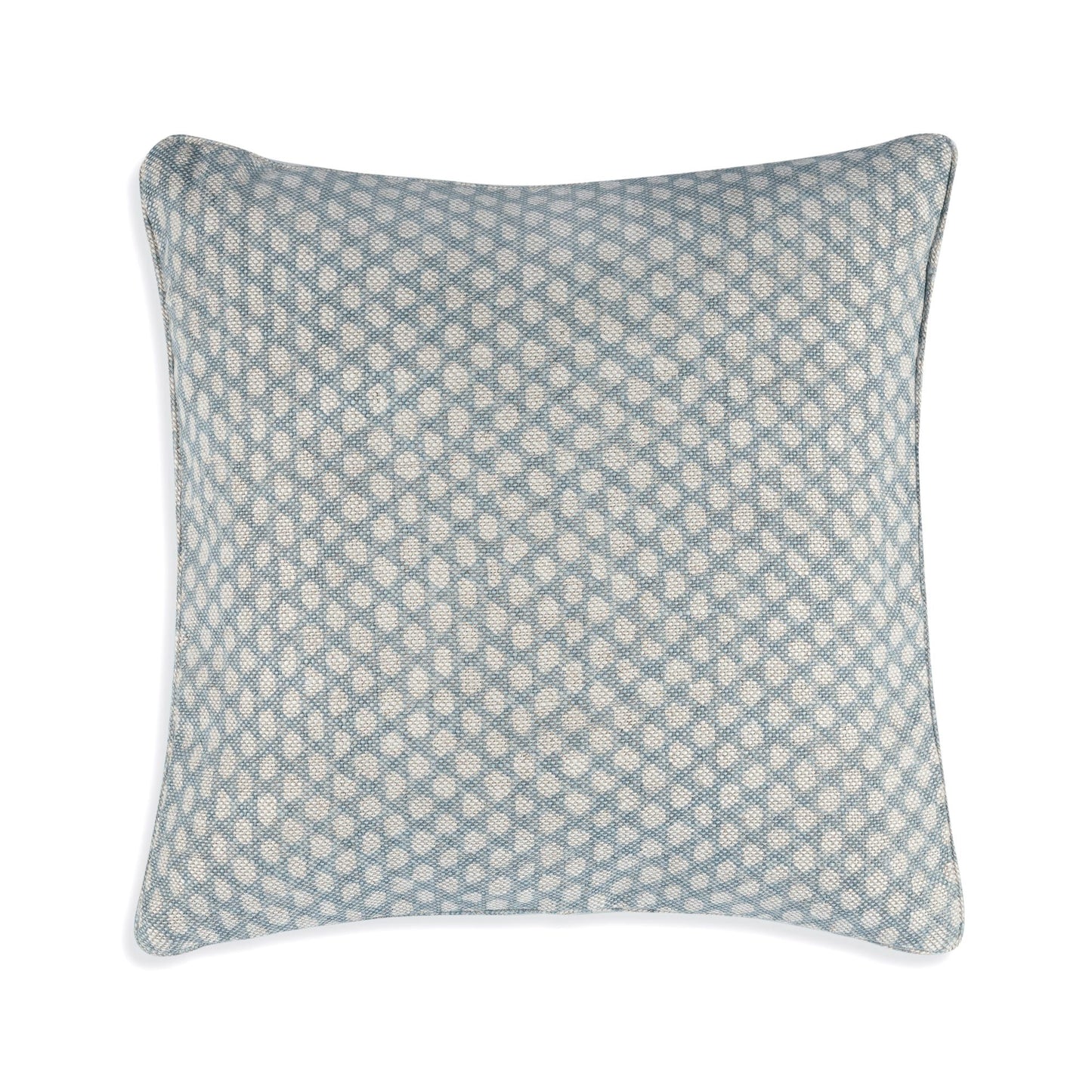 Square Cushion in Light Blue Wicker CULS-N116 | Large Square