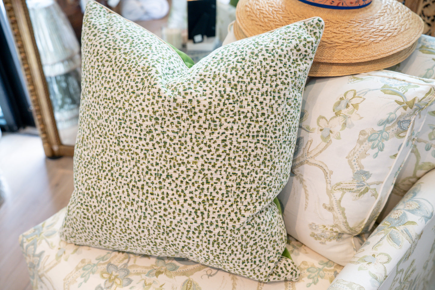 Thibaut Swing Velvet Emerald Pillow