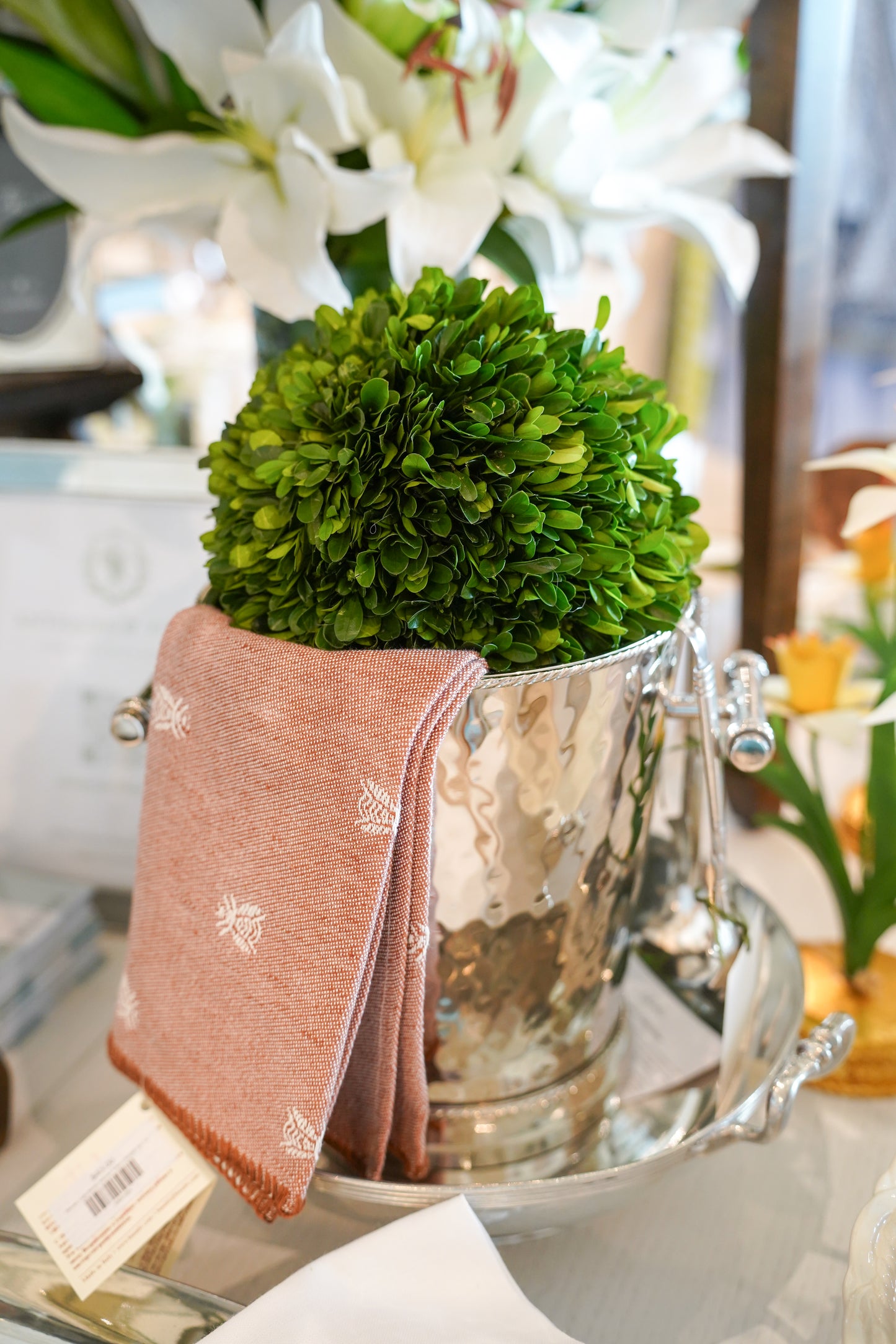 MILLS FLORAL - BOXWOOD BALL 8"