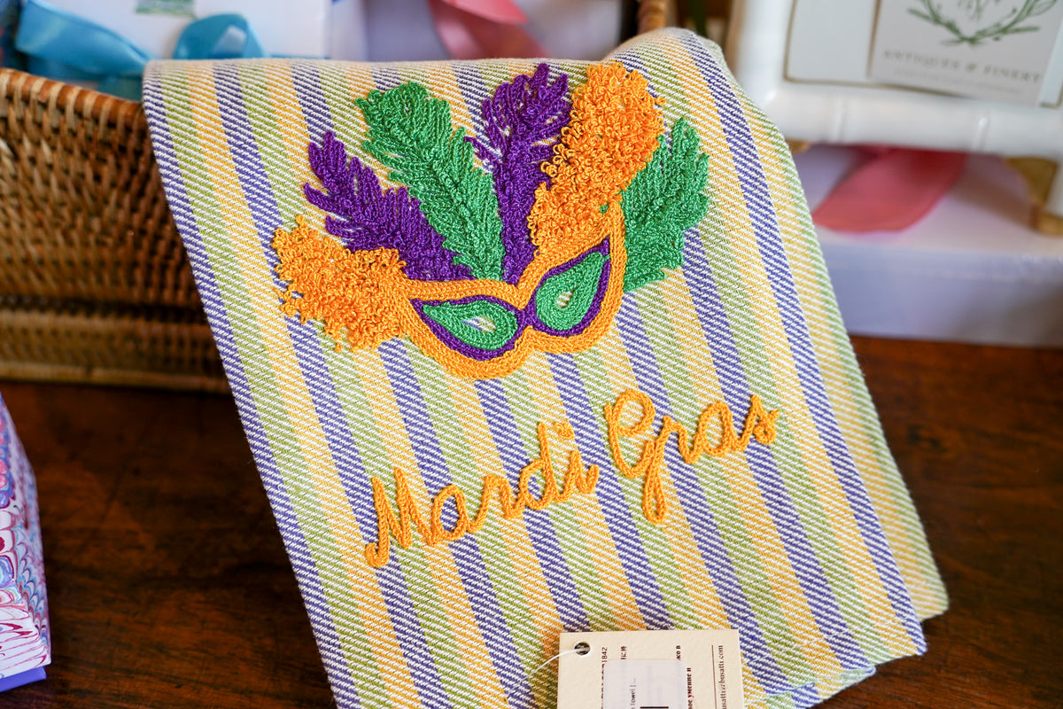 Mardi Gras | Busatti Pomemo Kitchen Towel | Col. 12/8/132