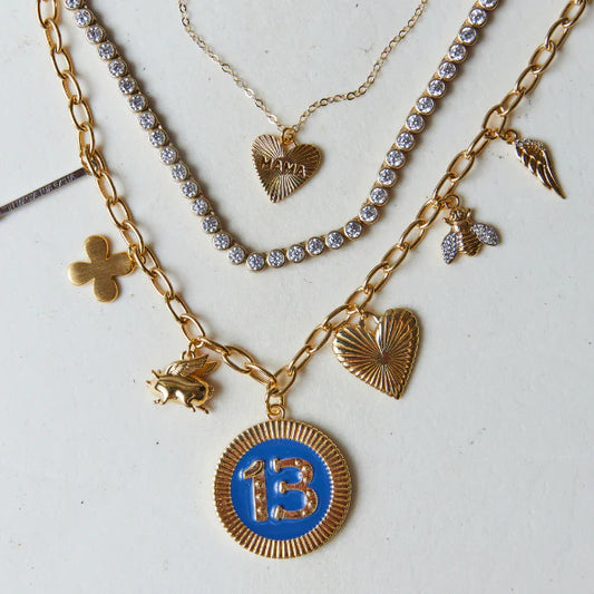 Dainty Heart MAMA Necklace - HART