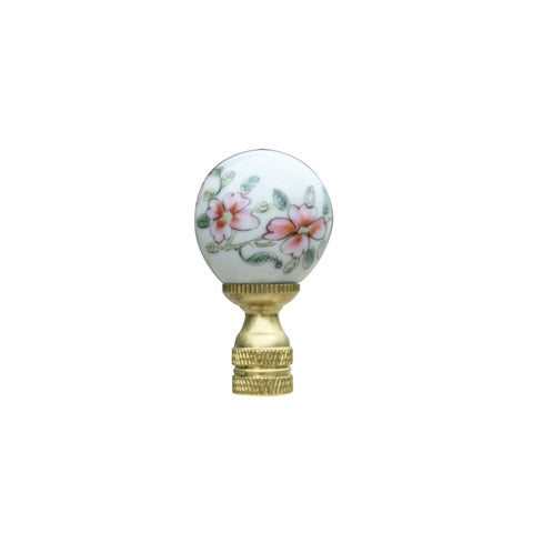 Rose Medallion Finial Small