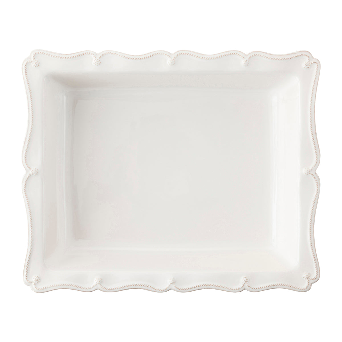 Berry & Thread 17" Rectangular Baker - Whitewash