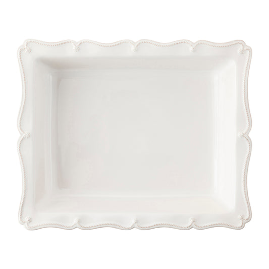 Berry & Thread 17" Rectangular Baker - Whitewash