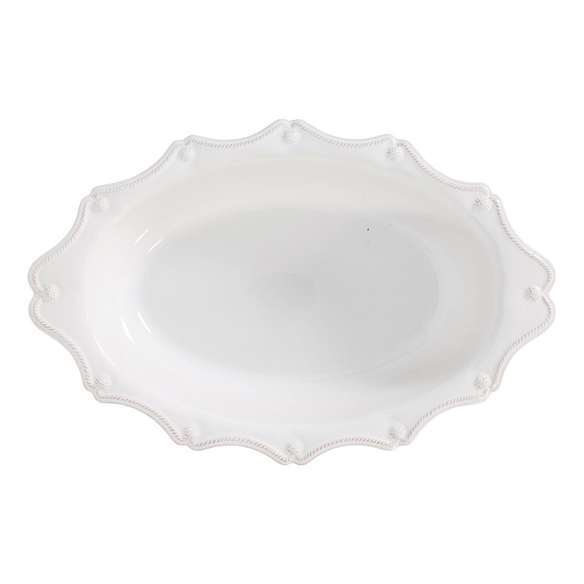 Berry & Thread Oval Baker Set/2pc - Whitewash