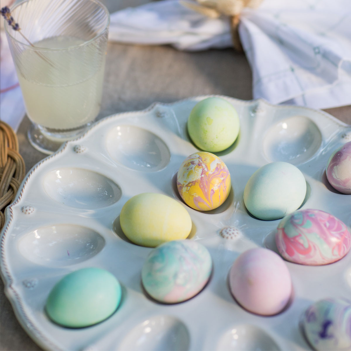 Berry & Thread 13" Deviled Egg Platter - Whitewash