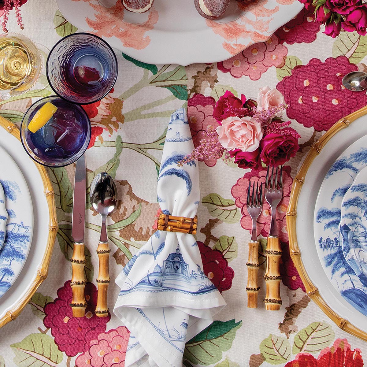 Country Estate Napkin - Delft Blue