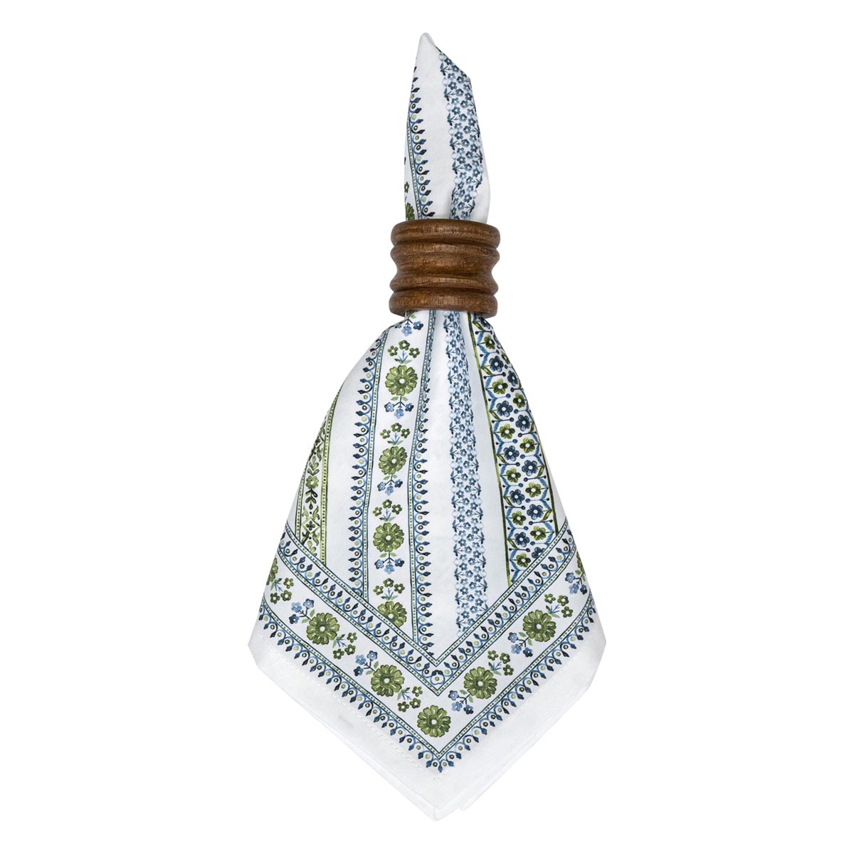Seville Stripe Napkin - Green