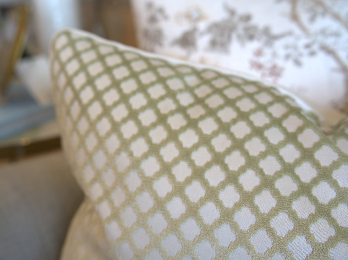 Scalamandre Lattice Pillow