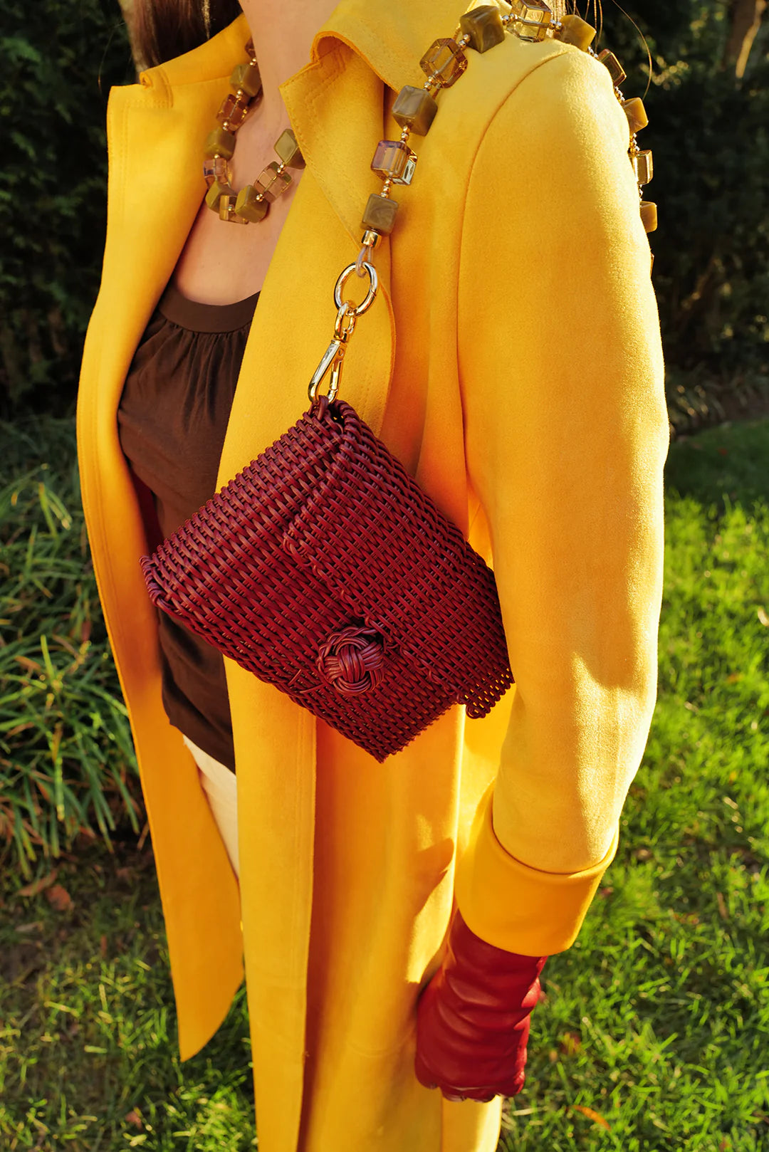 Pochette Burgundy | Dirty Martini Cubes