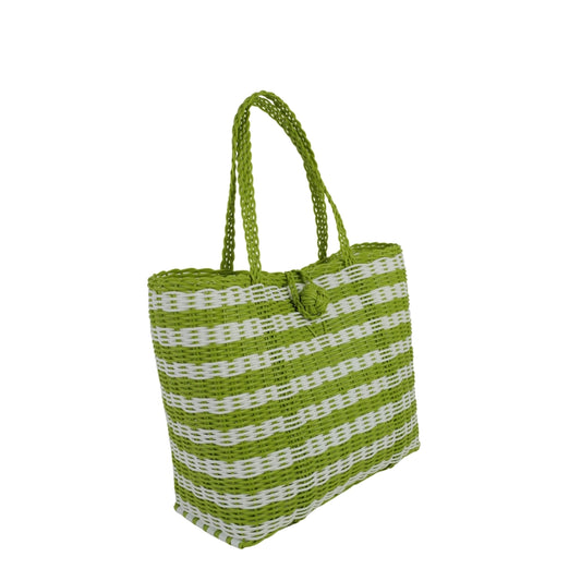 Extra Small | Lined Stripe Pear/White