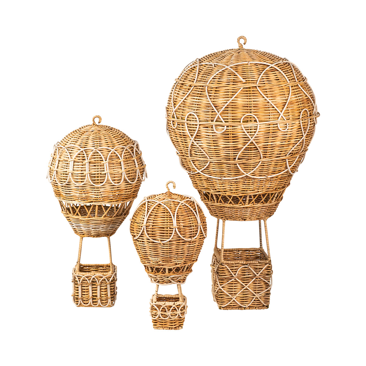 Provence Rattan 20" Hot Air Balloon (Medium)