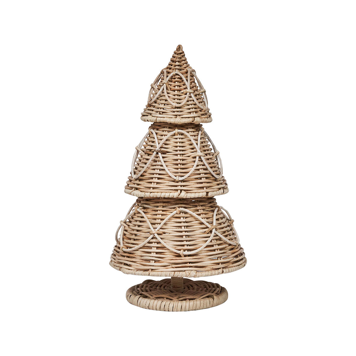 Provence Rattan 16" Tree, Whitewash