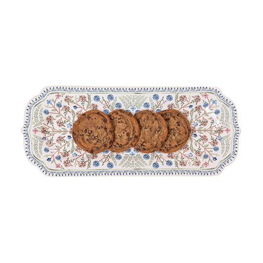 Villa Seville 15โ Hostess Tray - Chambray