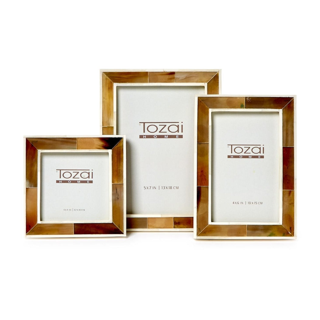 Faux Horn Photo Frame 4x4