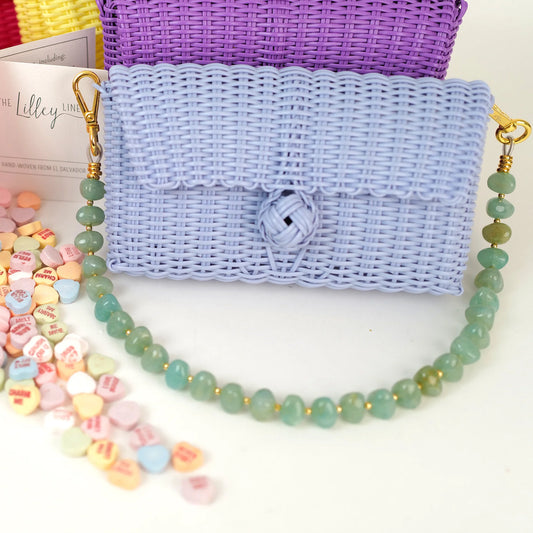 Pochette Lavender | Jade Pebble Gemstone