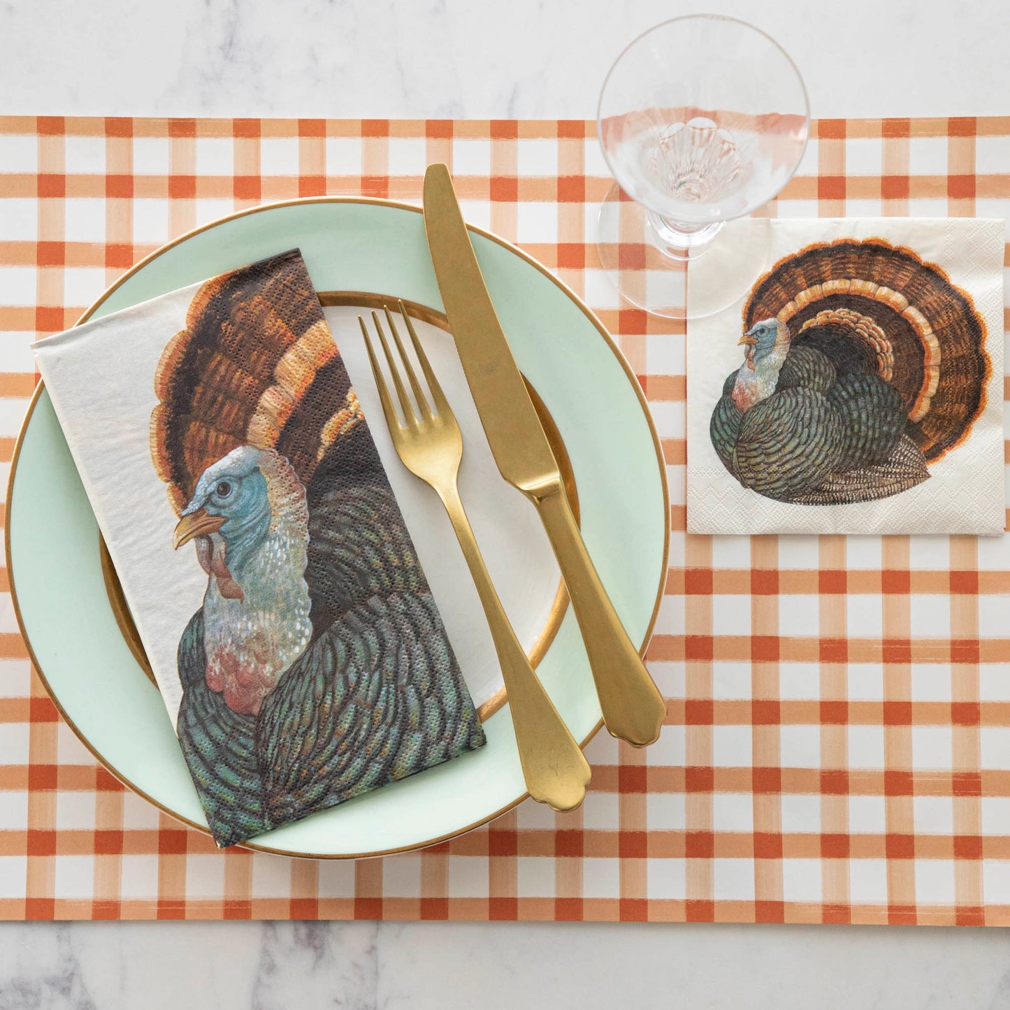 Heritage Turkey Cocktail Napkin