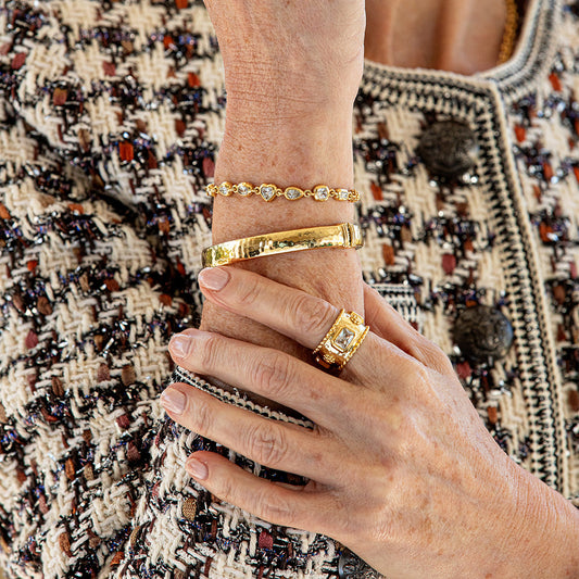 Berry Band - Clear Cubic Zirconia-Size 7