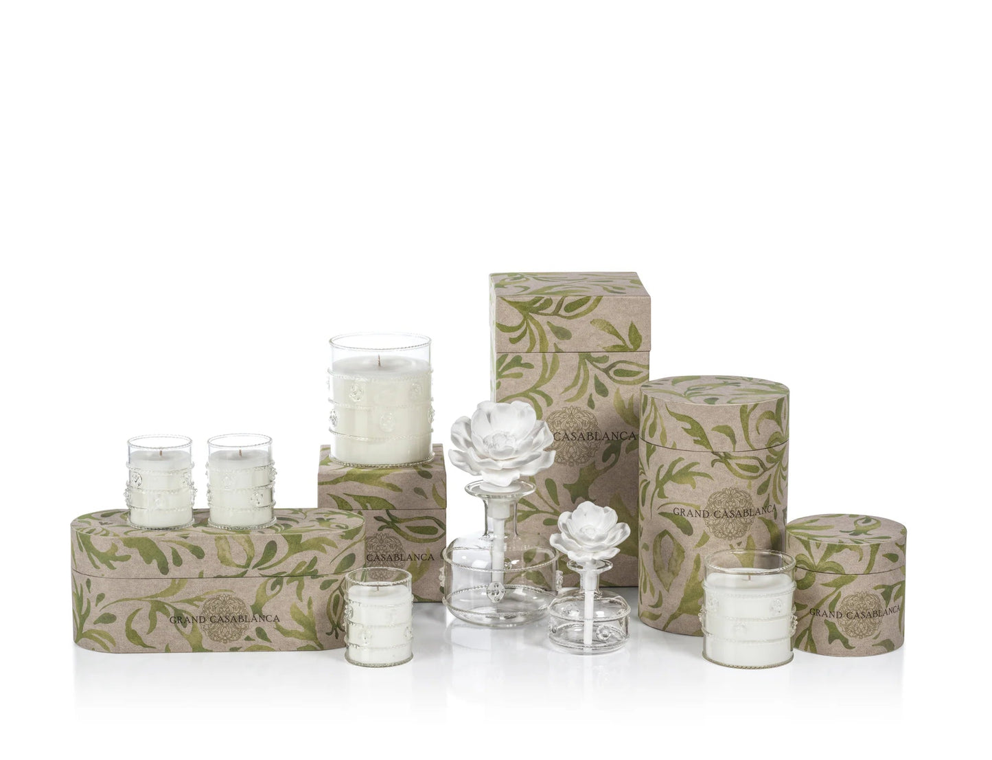 Grand Casablanca Scented Candle - 6.5 oz | Water Lotus