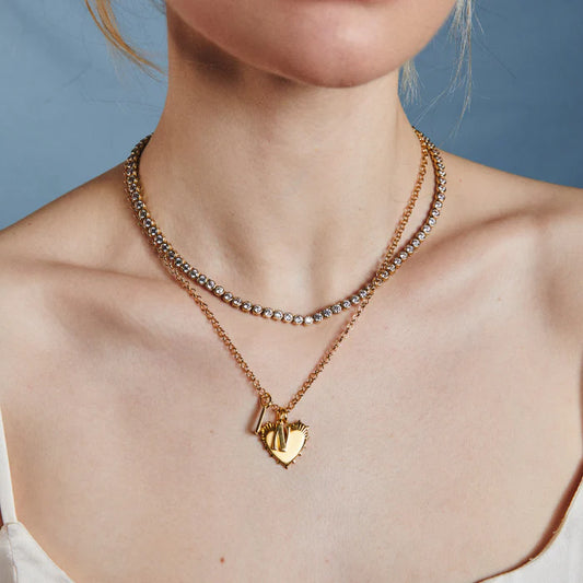 Bezel Tennis Necklace - HART