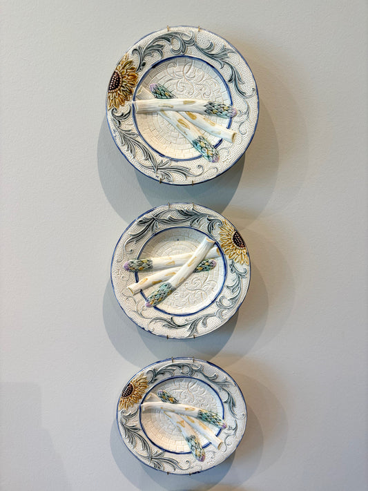 French Asparagus Plates Set of 4