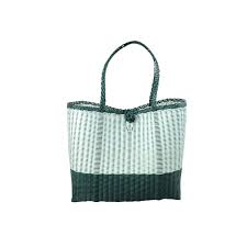 Medium, Rothko in Sea Glass Evergreen Tote - Lilley Line