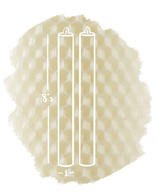 E-Line Taper Pair - 8.5" | Ivory