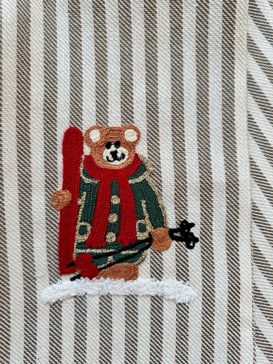 Ski Bear | Pomelo Kitchen Towel | Col. 113/111