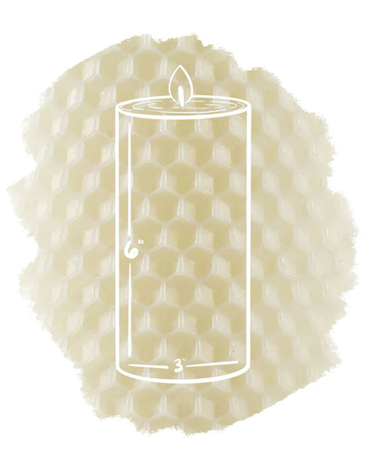 Standard Pillar Single - 6" | Ivory