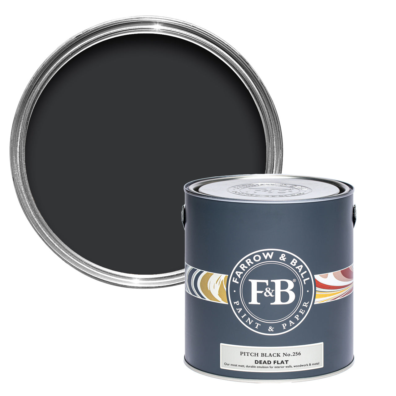 1 GALLON DEAD FLAT | PITCH BLACK NO. 256