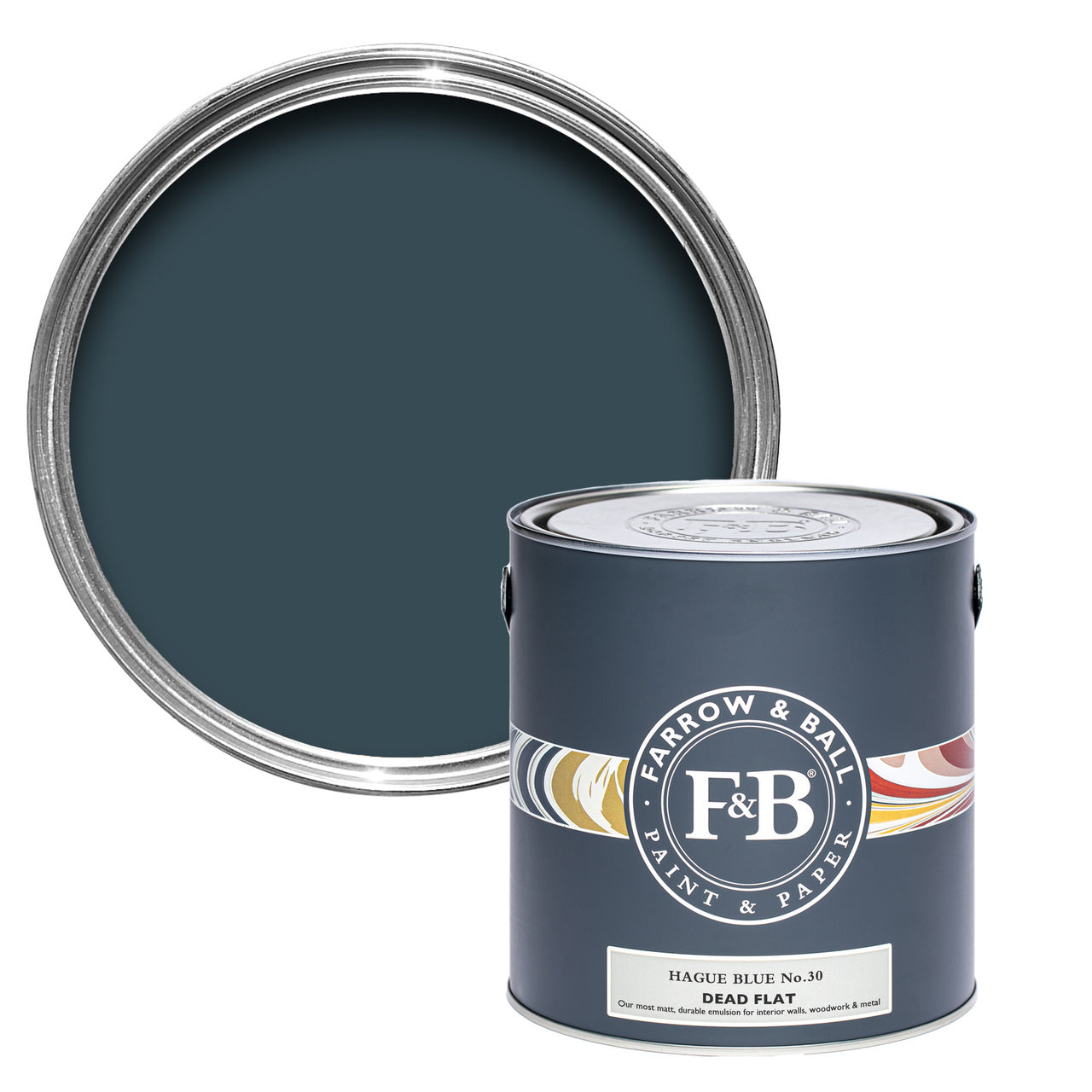 1 GALLON DEAD FLAT | HAGUE BLUE NO. 30