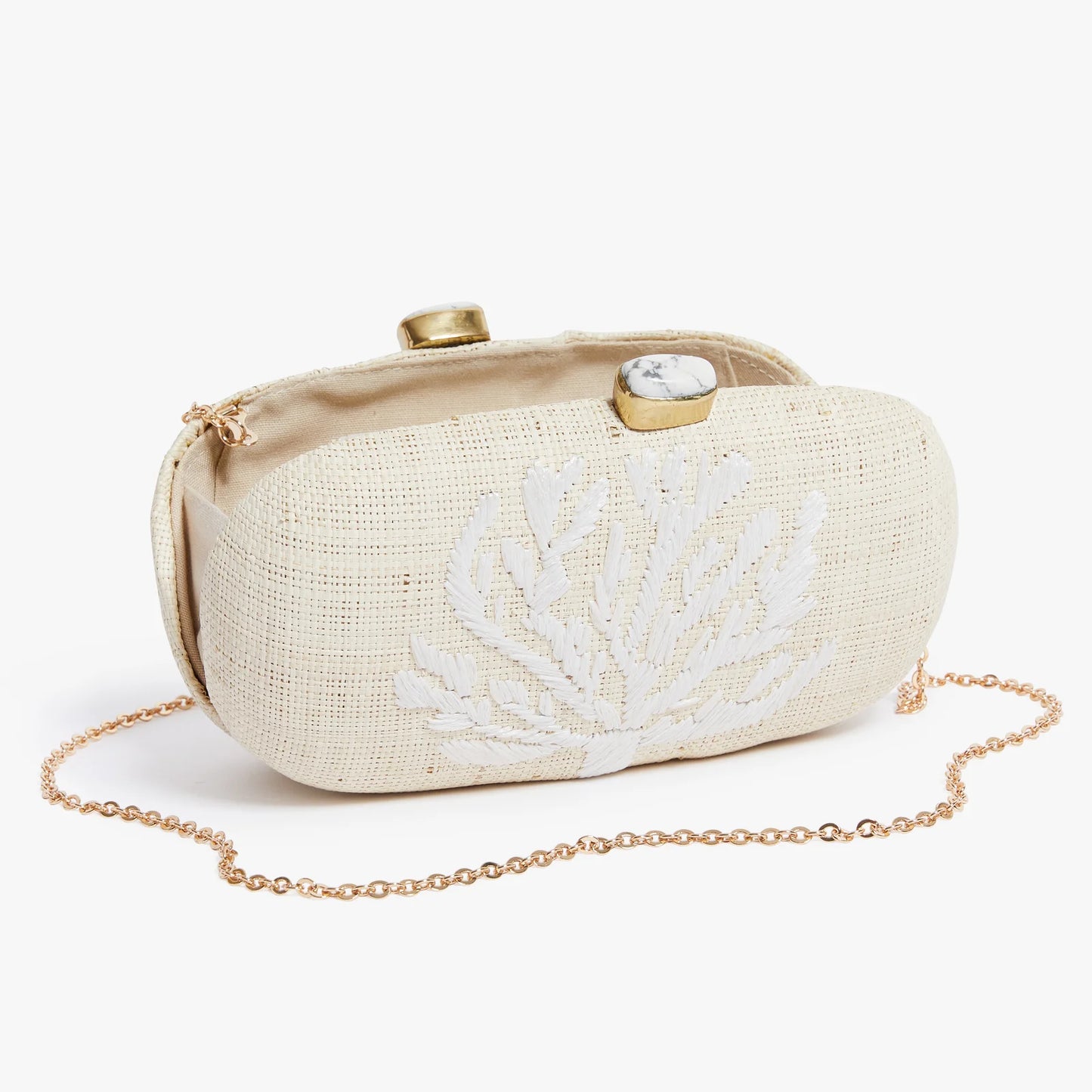 Coral Clutch White - Pamela Munson