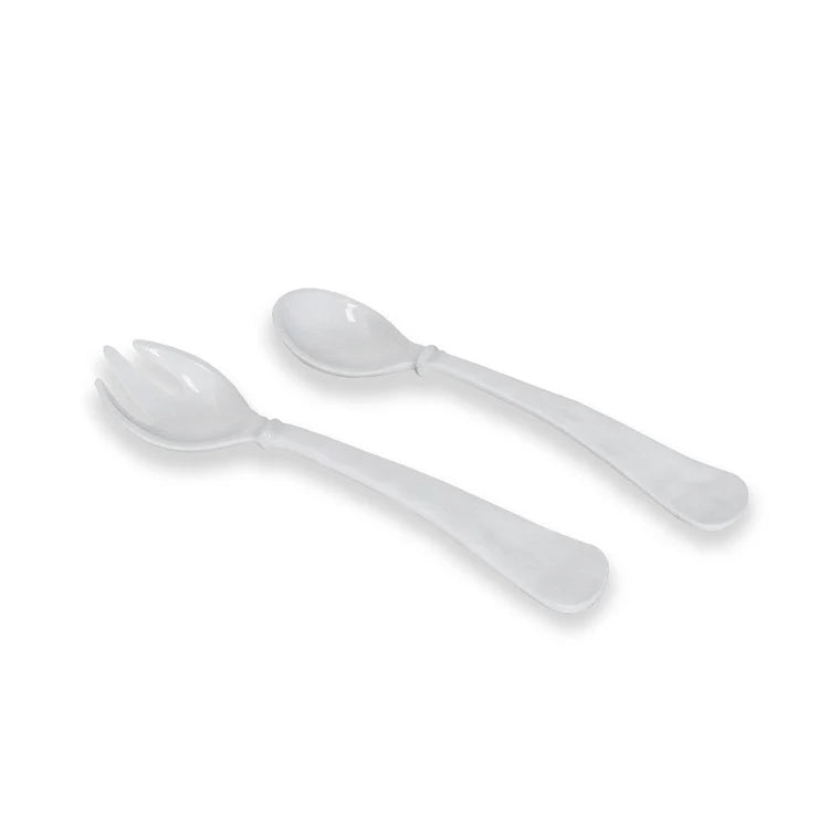 VIDA Havana Large Salad Servers - White