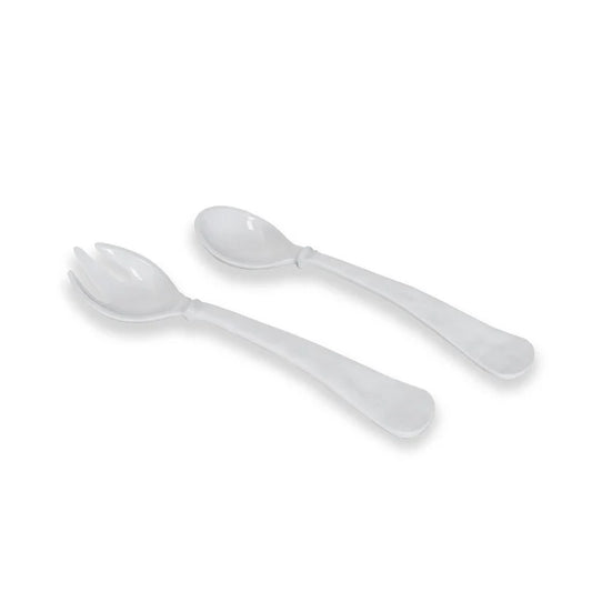 VIDA Havana Large Salad Servers - White