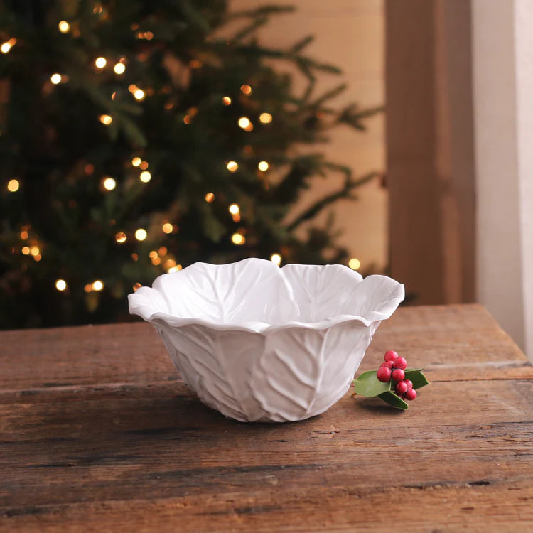 VIDA Lettuce Small Bowl - White